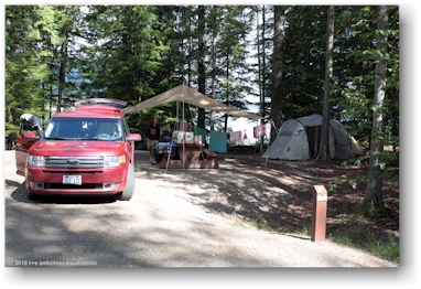 das frhstck ist bereit im mc donald creek provincial park, CAN