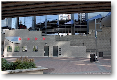 eingang zum hockey-tempel in vancouver, CAN