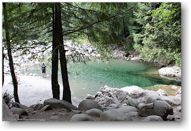 lynn creek im lynn canyon park bei vancouver, CAN