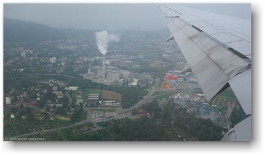 sdanflug auf den flughafen zrich-kloten (ZRH)