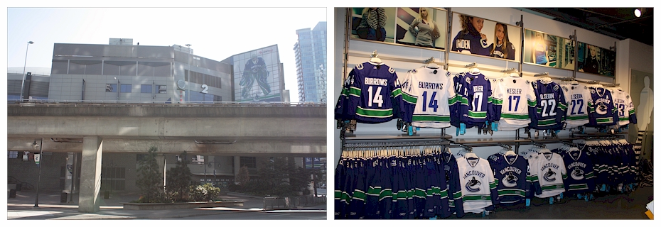 ice hockey stadion der canucks