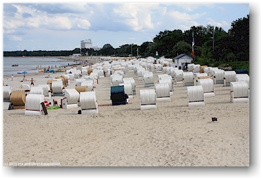 strandkoerbe am timmendorfer strand, DE
