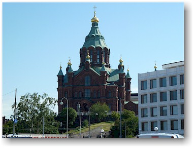 uspenskin katedraali beim hafen von helsinki, FI