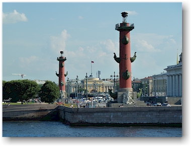platz vor der alten boerse (birzha) in sankt petersburg, RU
