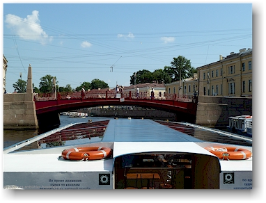 rote bruecke (krasniy-most) in sankt petersburg, RU