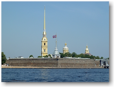 peter-paul-festung (petropavlovskaya krepost) in sankt petersburg, RU