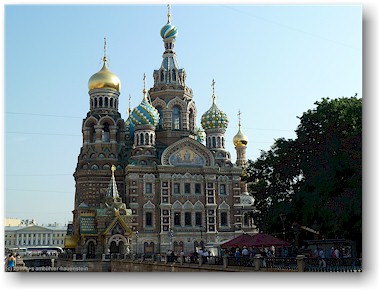 auferstehungskirche bzw. "erloeser auf dem blute kirche" (spas na krovi) in sankt petersburg, RU