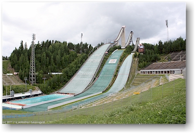 sprungschanzen in lahti, FI