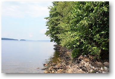 ufer des paeijaenne im nationalpark paeijaenteen kansallispuisto in der naehe von heinola, FI