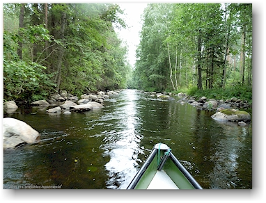 tikanjoki, teil der eichhoernchen-route (oravareitti) zwischen juva und sulkava, FI