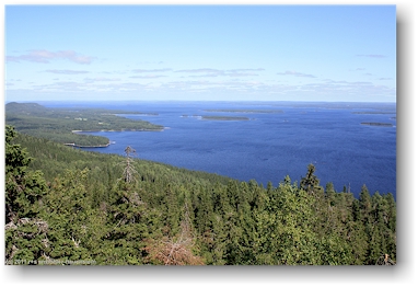 blick vom ukko-koli auf den pielinen im nationalpark kolin kansallispuisto, FI