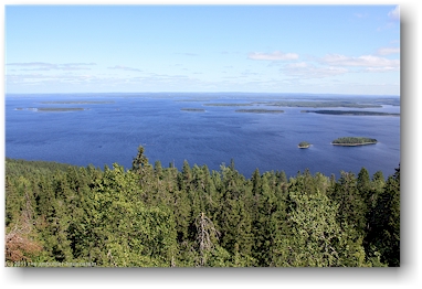blick vom ukko-koli auf den pielinen im nationalpark kolin kansallispuisto, FI