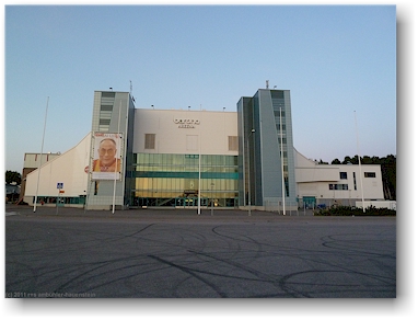 eishockey-stadion barona areena der mannschaft espoo blues in espoo, FI