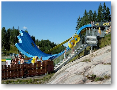 halfpipe im wasserpark serena bei lahnus, FI