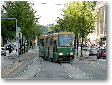 strassenbahn in helsinki, FI