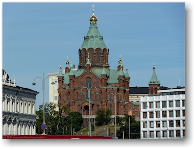 uspenskin katedraali (uspenski-kathedrale) in helsinki, FI