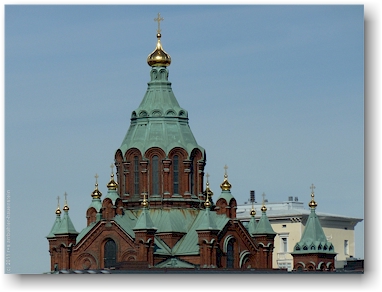 uspenskin katedraali (uspenski-kathedrale) in helsinki, FI