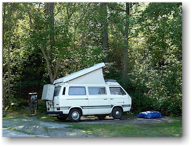 unser jogi auf dem camping aengby in stockholm, SE