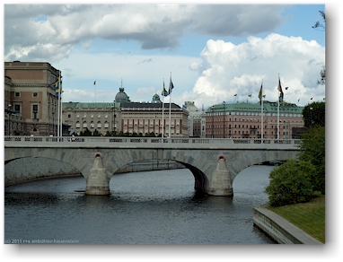 norrbro im zentrum von stockholm, SE