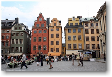 markt auf dem stortorget in der altstadt gamla stan in stockholm, SE