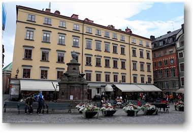 markt auf dem stortorget in der altstadt gamla stan in stockholm, SE