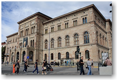 nationalmuseum am ufer des stroemmen in stockholm, SE