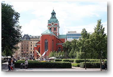sankt jacobs kyrka (sankt jakobs kirche) in stockholm, SE
