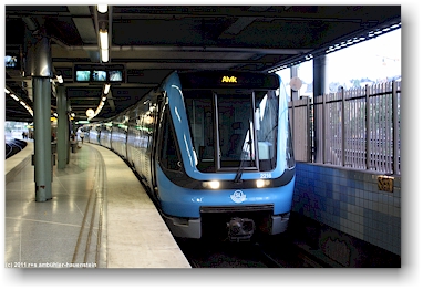 bahnhof gamla stan der tunnelbanan in stockholm, SE