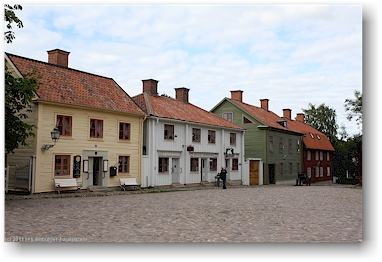 dorfplatz im freilichtmuseum gamla linkoeping, SE