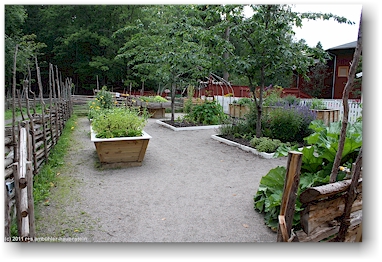 kraeutergarten im freilichtmuseum gamla linkoeping, SE