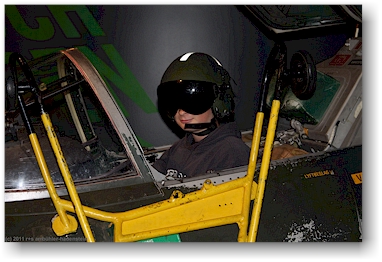 pilot mathias im flygvapenmuseum (luftwaffenmuseum) bei linkoeping, SE