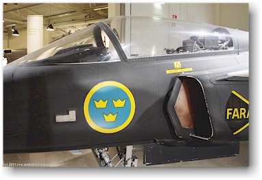 Tre Kronor - Svenske Flygvapen im flygvapenmuseum (luftwaffenmuseum) bei linkoeping, SE