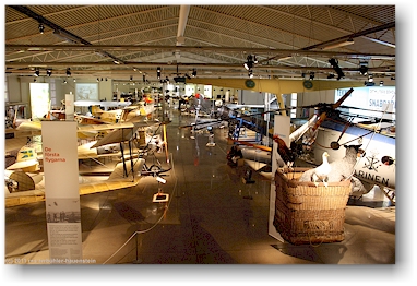 ausstellungshalle des flygvapenmuseum (luftwaffenmuseum) bei linkoeping, SE
