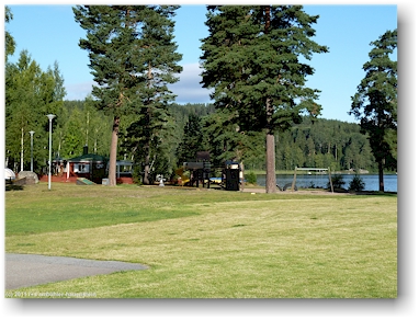 spielwiese und minigolf-anlage beim pinnarp camping bei kisa, SE