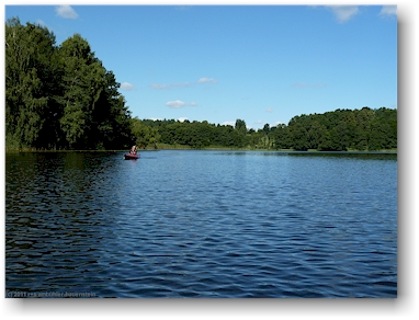 im kajak unterwegs auf dem stora raengen