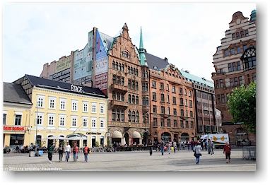 fussgaengerzone im stadtzentrum von malmoe, SE