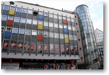 fassade des triangeln koepcenter (kaufhaus) im stadtzentrum von malmoe, SE