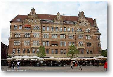 restaurant am lilla torg in der gamla staden (altstadt) von malmoe, SE