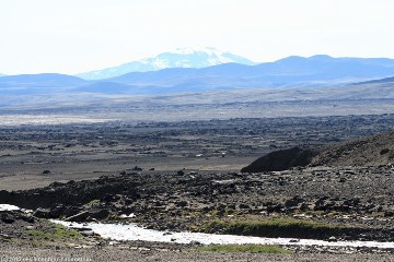 hochland mit dem snaefell im hintergrund
