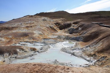 geothermisch aktive zone leirhnjukur bei krafla