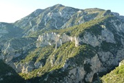 blick auf nördliche talseite beim balcon de la mescla.