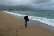 susanne am sandstrand.