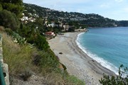 küste mit sandstrand.