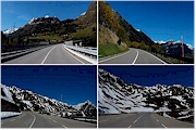 passstrasse auf der südseite.