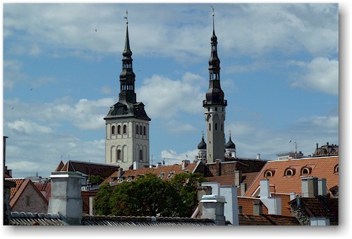 kirchen in der altstadt von tallinn
