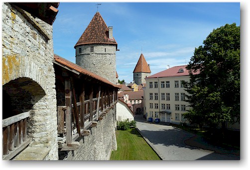 stadtmauer um die altstadt von tallinn