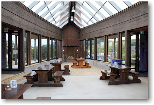 restaurant im lofotr vikingmuseum