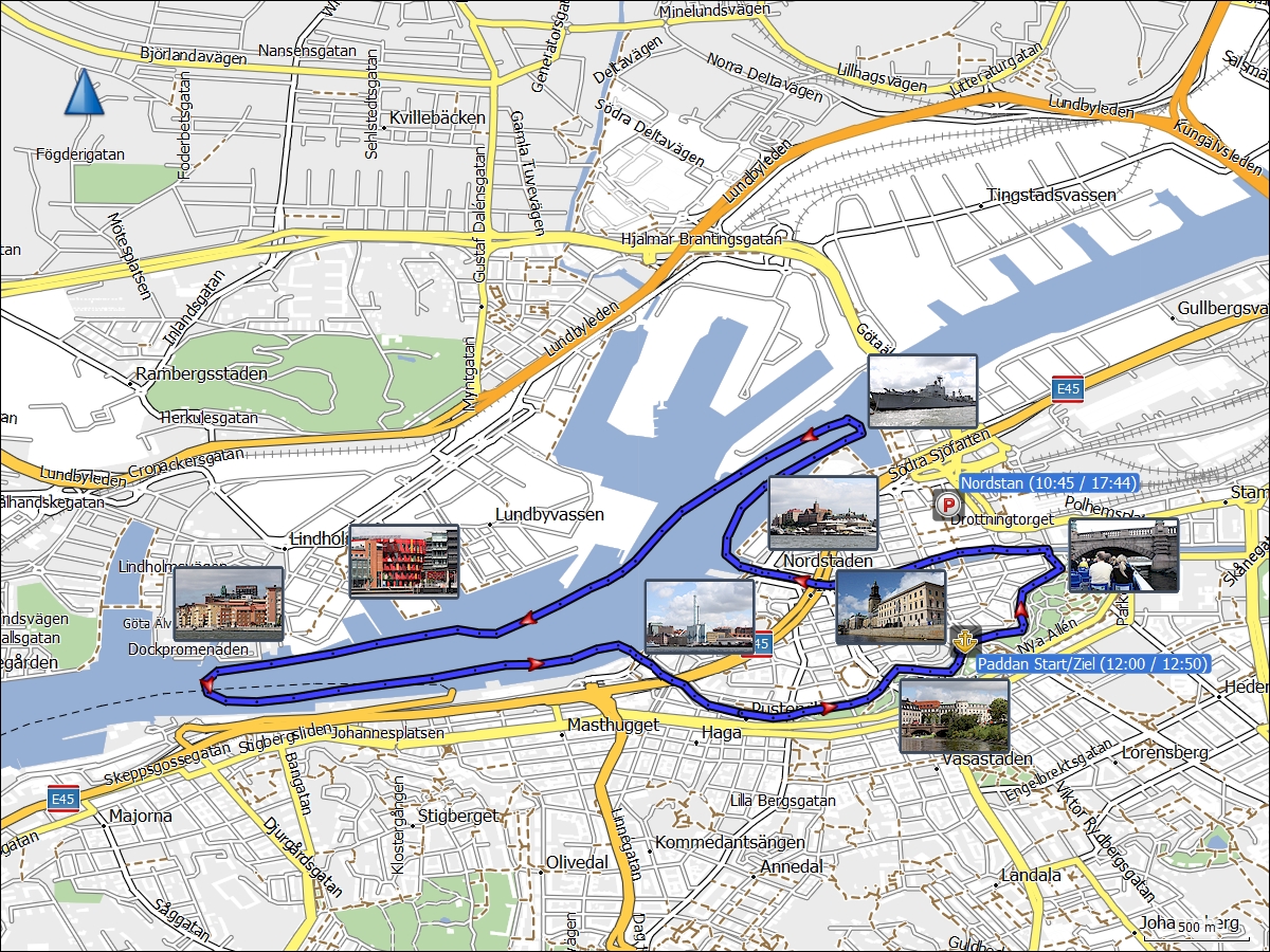 rundfahrt mit paddan in goeteborg