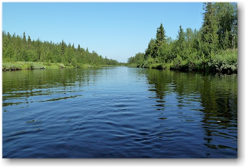 auf dem kapsajoki bei levi, FI