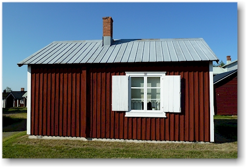 huette (kyrkstugor) im kyrkstad von gammelstad